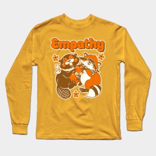 empathy - orange/brown/white Long Sleeve T-Shirt